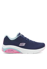skechers - Skechers Sneakersy 149645NVLB Granatowy. Kolor: niebieski
