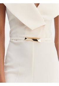 SIMONA CORSELLINI - Simona Corsellini Kombinezon P26CPTU00701 Écru Regular Fit. Kolor: kremowy. Materiał: syntetyk #4