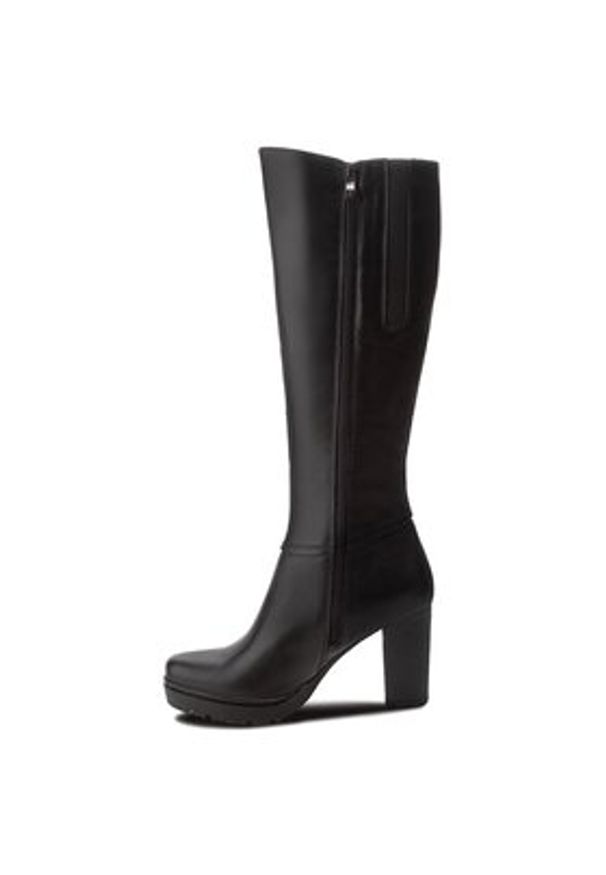 Lasocki Kozaki KAMELIA-10 Czarny. Kolor: czarny. Materiał: skóra