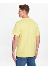 Calvin Klein Jeans T-Shirt J30J323807 Żółty Regular Fit. Kolor: żółty. Materiał: bawełna #4