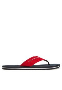 TOMMY HILFIGER - Tommy Hilfiger Japonki Nyc Beach Sandal FM0FM05437 Czerwony. Kolor: czerwony. Materiał: materiał