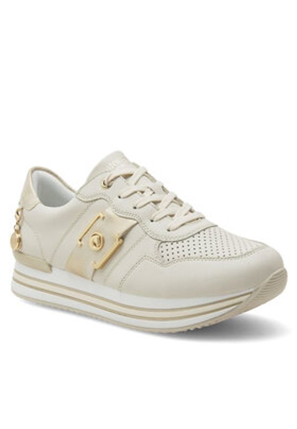 Remonte Sneakersy D1322-60 Biały. Kolor: biały. Materiał: skóra
