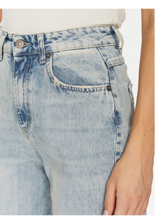 ViCOLO Jeansy DD5126 Błękitny Boyfriend Fit. Kolor: niebieski