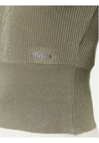 Guess Sweter W3BR41 Z3940 Brązowy Slim Fit. Kolor: brązowy. Materiał: syntetyk #4