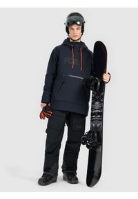 4f - 4F Kurtka snowboardowa softshell wiatroodporna membrana 5000 męska - czarna XXL. Kolor: czarny. Materiał: softshell. Sezon: zima #2