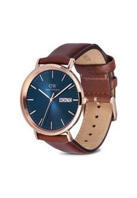 Daniel Wellington Zegarek Classic Day Display 40 DW00100830 Różowe złoto. Kolor: wielokolorowy, różowy, złoty. Materiał: skóra #6