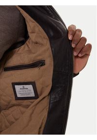 Milestone Kurtka skórzana Tom 531041 21070 Brązowy Regular Fit. Kolor: brązowy. Materiał: skóra #6