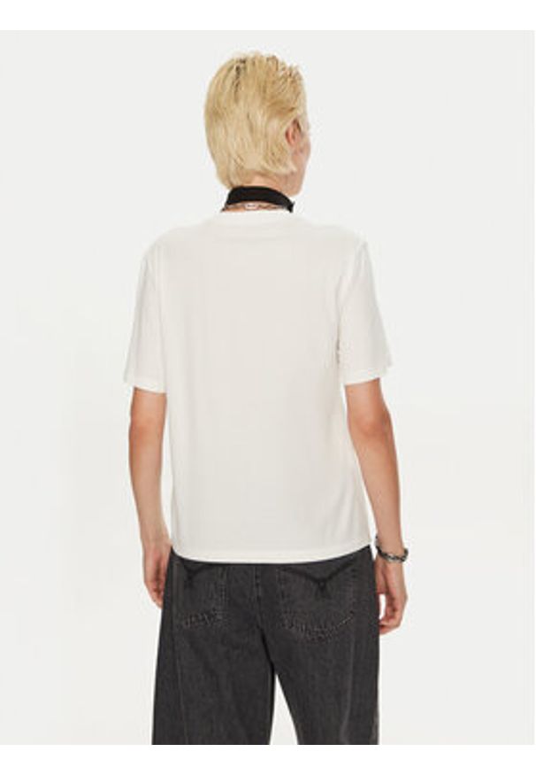 Miss Sixty T-Shirt 6L3SJ3780000 Biały Regular Fit. Kolor: biały. Materiał: bawełna