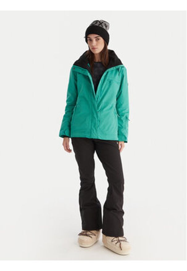 Roxy Kurtka narciarska ERJTJ03530 Zielony Regular Fit. Kolor: zielony. Materiał: syntetyk. Sport: narciarstwo