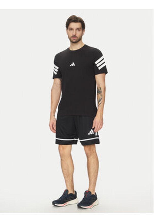 Adidas - adidas Szorty sportowe Squadra 25 JN5469 Czarny Regular Fit. Kolor: czarny. Materiał: syntetyk