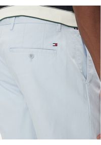 TOMMY HILFIGER - Tommy Hilfiger Szorty materiałowe Brooklyn MW0MW23563 Błękitny Regular Fit. Kolor: niebieski. Materiał: bawełna