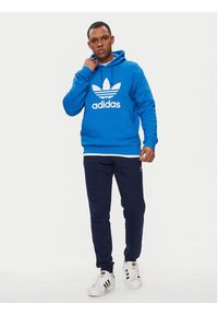 Adidas - adidas Spodnie dresowe Trefoil Essentials IR7804 Granatowy Regular Fit. Kolor: niebieski. Materiał: bawełna #3