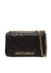 Just Cavalli Torebka 78RA4BE4 ZSB23 Czarny. Kolor: czarny. Materiał: skórzane