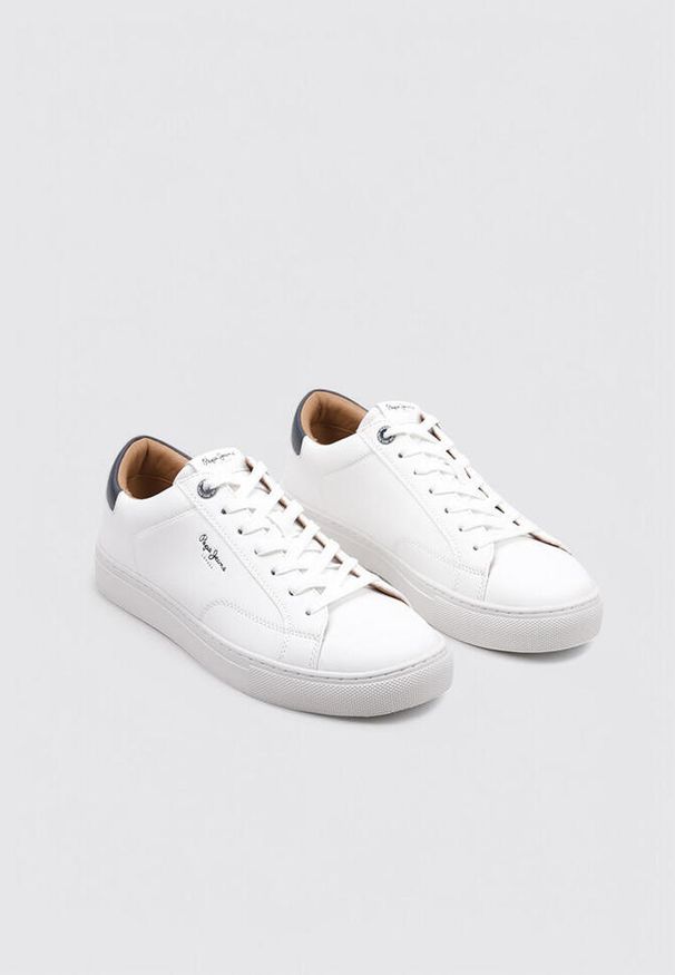 Buty męskie Pepe Jeans Joe Basic. Kolor: biały