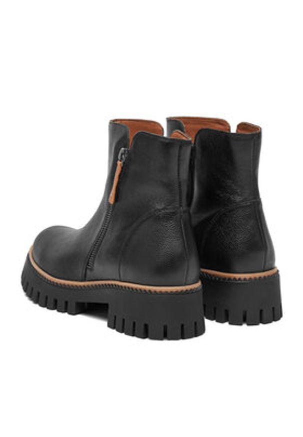 Lasocki Botki CEO-ZUMBA WI23-ZUMBA-03 Czarny. Kolor: czarny. Materiał: skóra