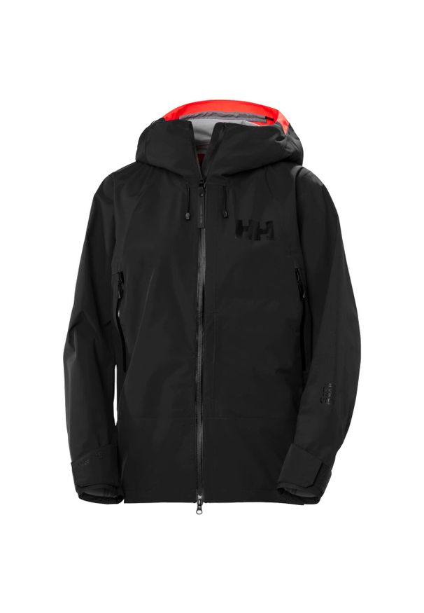 Damska kurtka narciarska z kapturem Helly Hansen Sogn. Typ kołnierza: kaptur. Kolor: czarny. Sezon: zima. Sport: narciarstwo