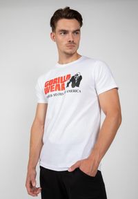 GORILLA WEAR - Classic Koszulka - Biały. Kolor: biały. Sport: fitness