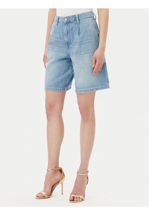 JOOP! Jeans Szorty jeansowe Eike 30046455 Niebieski Relaxed Fit. Kolor: niebieski. Materiał: bawełna