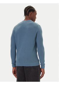 Mustang Sweter Elliot 1016844 Niebieski Regular Fit. Kolor: niebieski. Materiał: bawełna #5