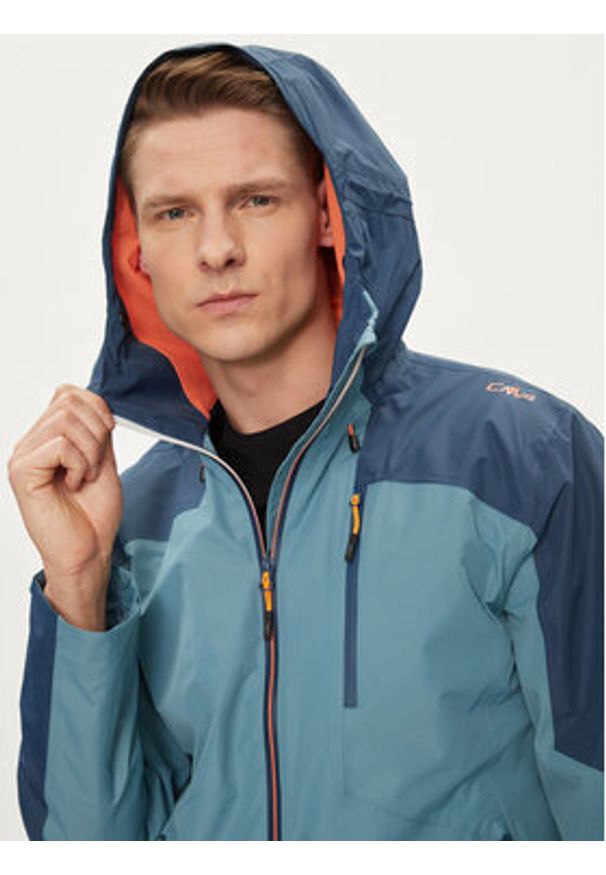 CMP Kurtka przeciwdeszczowa 34Z6547 Niebieski Regular Fit. Kolor: niebieski. Materiał: syntetyk