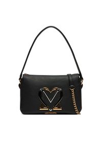 Love Moschino - LOVE MOSCHINO Torebka JC4328PP0LKN0000 Czarny. Kolor: czarny. Materiał: skórzane