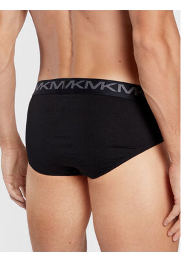 Michael Kors Komplet 3 par slipów 6BR1L10033 Czarny. Kolor: czarny. Materiał: bawełna