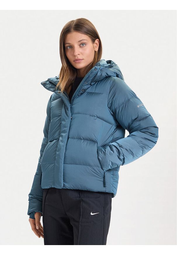 columbia - Columbia Kurtka puchowa Amaze Puff 2133714 Niebieski Regular Fit. Kolor: niebieski. Materiał: syntetyk