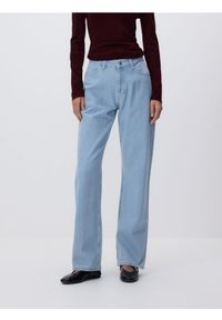 Reserved - Jeansy straight fit - niebieski. Kolor: niebieski #1