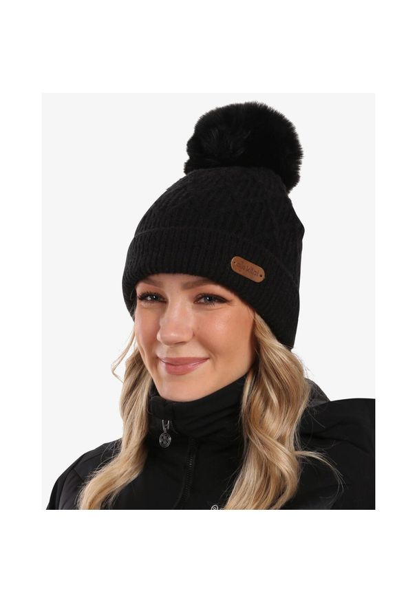 Czapka damska Kilpi RENA-W. Kolor: czarny. Materiał: wełna. Styl: sportowy