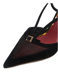 Eva Minge Szpilki EO-MARY-01 Czarny. Kolor: czarny. Materiał: zamsz, skóra. Obcas: na szpilce #9