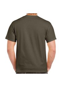 GILDAN - Ultra Bawełniana Koszulka Unisex Dla Dorosłych. Kolor: zielony. Materiał: bawełna