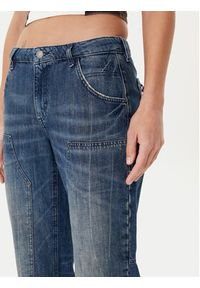 Guess Jeansy W5YA2E D5R0D Granatowy Straight Leg. Kolor: niebieski