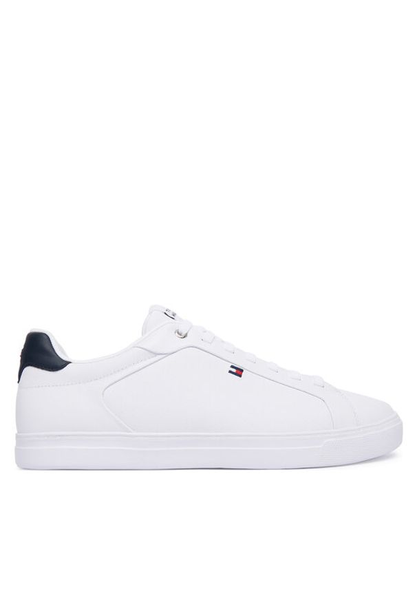 TOMMY HILFIGER - Tommy Hilfiger Sneakersy Icon Court FM0FM05946 Biały. Kolor: biały. Materiał: skóra