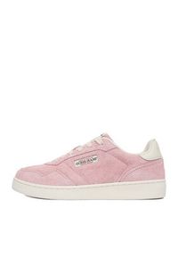 Guess Jeans Sneakersy EO-XL250041 Różowy jasny. Kolor: różowy. Materiał: skóra, zamsz #2