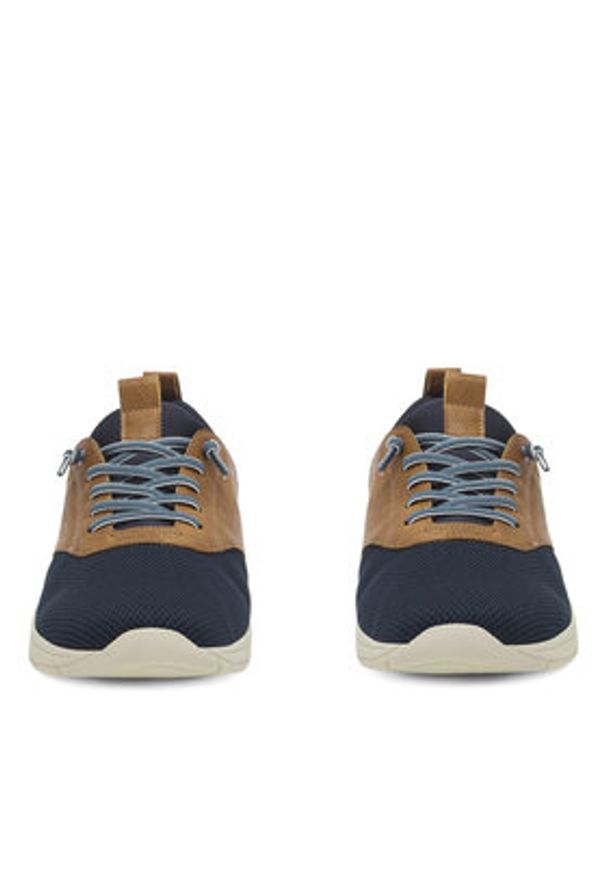 Mustang Półbuty 4138-312 Granatowy. Kolor: niebieski. Materiał: materiał