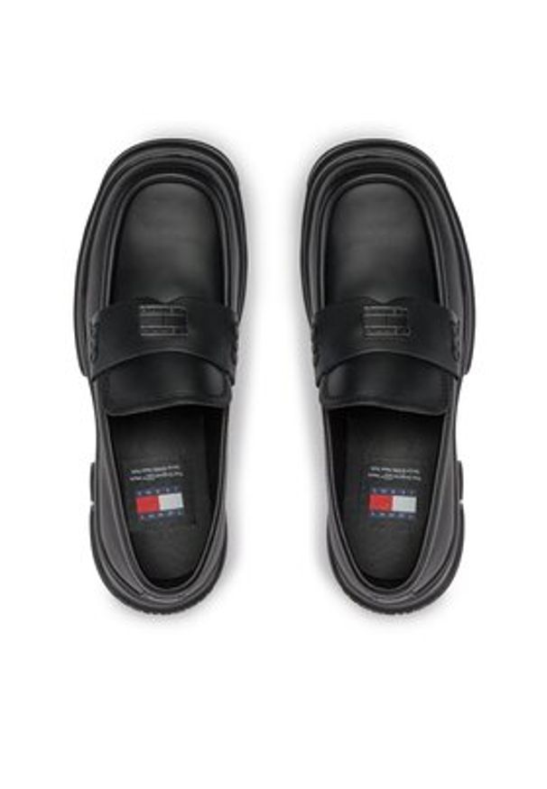 Tommy Jeans Loafersy Tjw Chunky Loafer EN0EN02504 Czarny. Kolor: czarny. Materiał: skóra