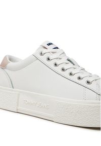 Tommy Jeans Sneakersy Tjw Foxing Flatform Sneaker EN0EN02567 Écru. Materiał: skóra #3