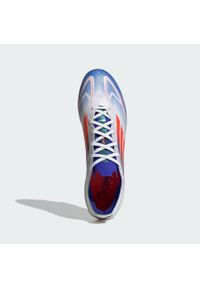 Adidas - Buty F50 Pro FG. Kolor: czerwony, niebieski, wielokolorowy, biały. Materiał: materiał. Sport: piłka nożna