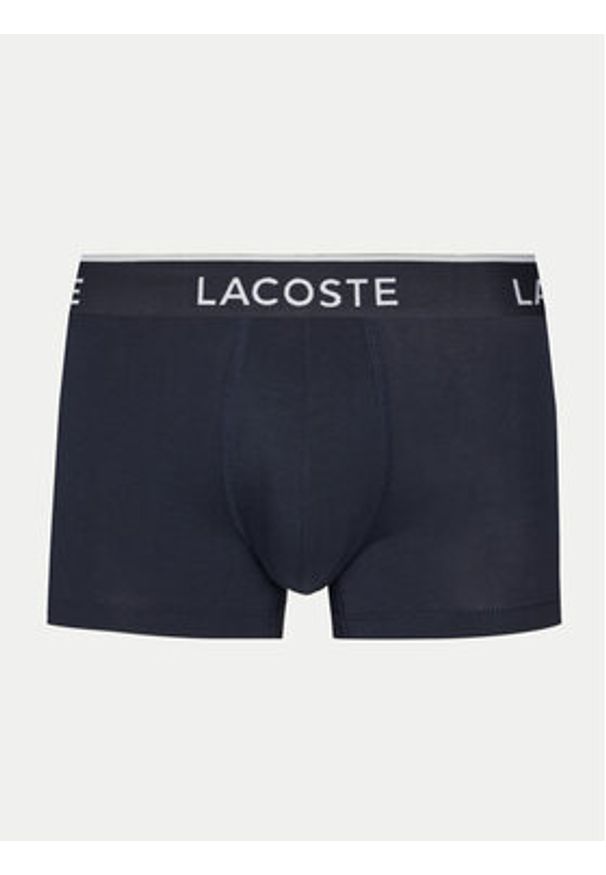 Lacoste Komplet 3 par bokserek 5H1297 Granatowy. Kolor: niebieski. Materiał: bawełna
