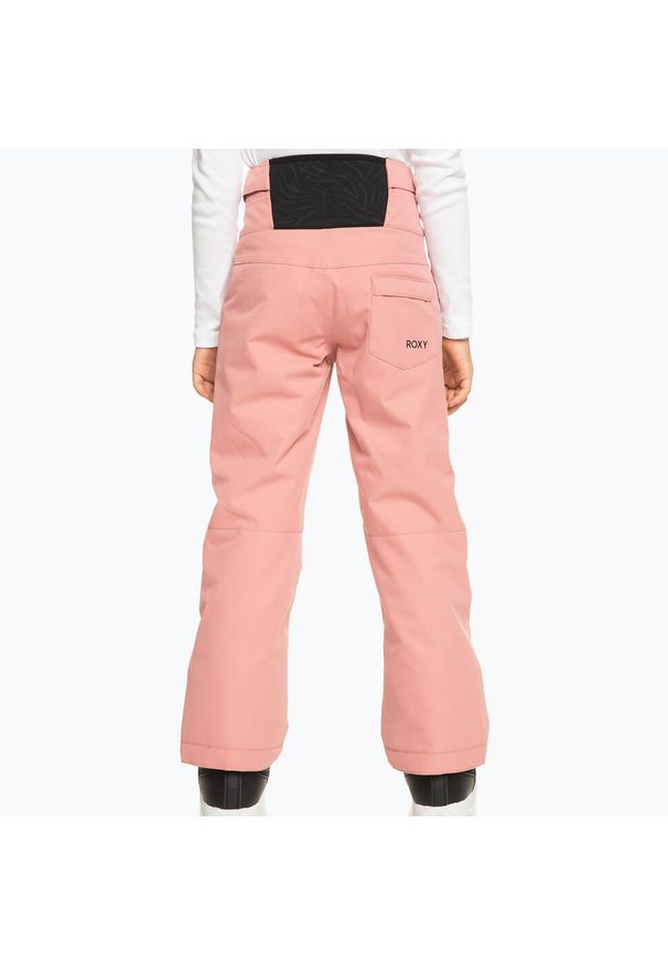 Roxy - Spodnie snowboardowe dziecięce ROXY Diversion Girl. Kolor: różowy. Sezon: zima. Sport: snowboard