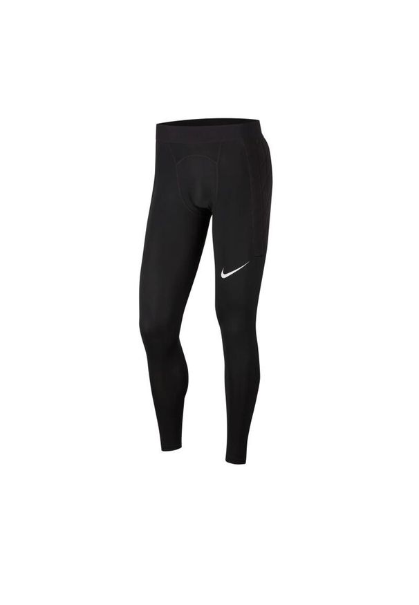 Spodnie bramkarskie męskie Nike Dri-Fit Gardien I GK. Kolor: czarny, wielokolorowy, biały. Technologia: Dri-Fit (Nike). Sport: piłka nożna