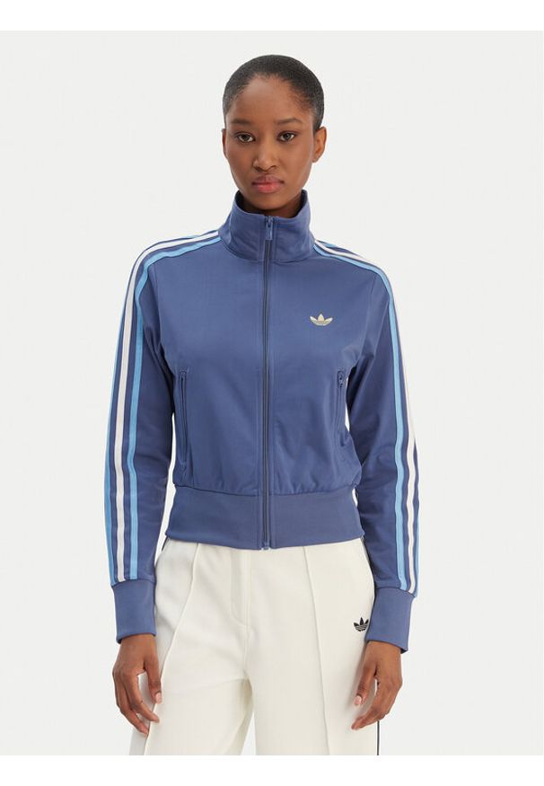 Adidas - adidas Bluza Firebird Classic KC6565 Niebieski Regular Fit. Kolor: niebieski. Materiał: syntetyk