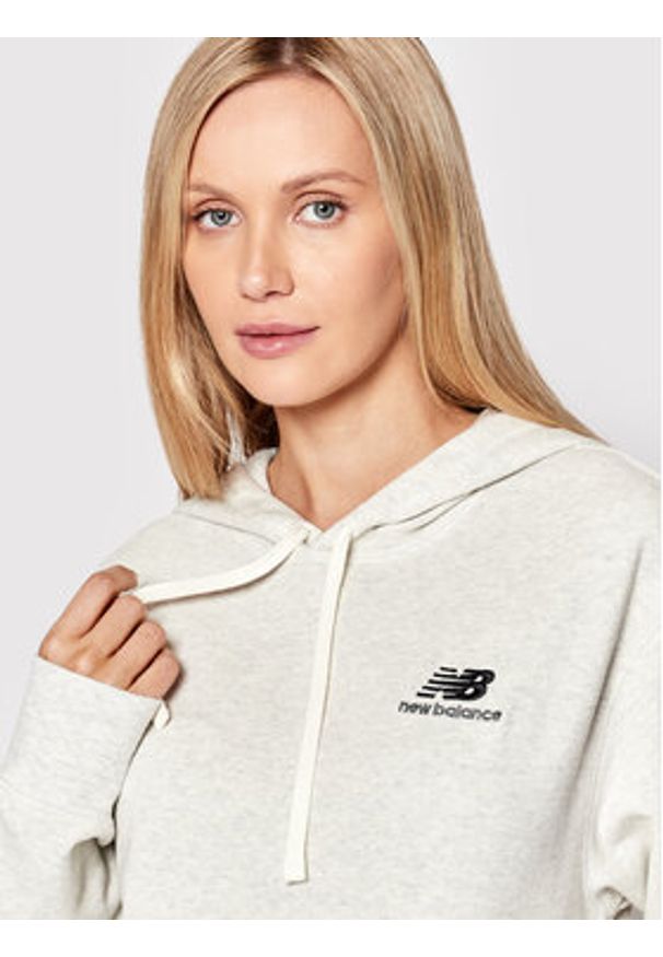 New Balance Bluza Unisex UT21500 Szary Relaxed Fit. Kolor: szary. Materiał: syntetyk
