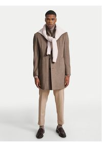 Bugatti Płaszcz wełniany 621300 69071 Beżowy Regular Fit. Kolor: beżowy. Materiał: wełna, syntetyk #4