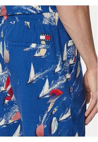 Tommy Jeans Szorty materiałowe Aop Co Slub DM0DM23240 Niebieski Regular Fit. Kolor: niebieski. Materiał: bawełna #5