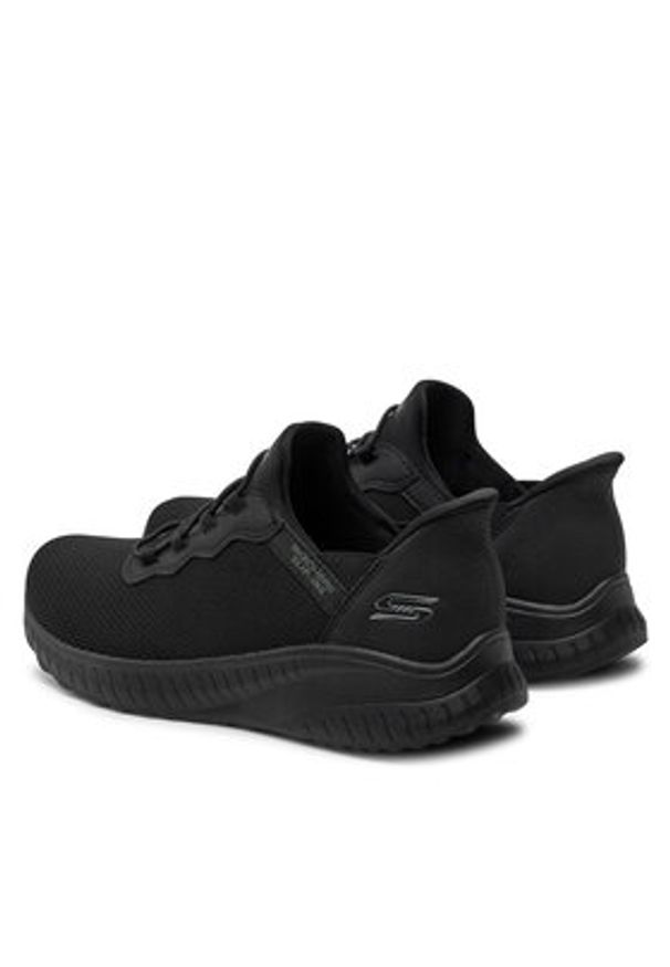 skechers - Skechers Sneakersy Bobs Squad Chaos 117500/BBK Czarny. Kolor: czarny. Materiał: mesh, materiał