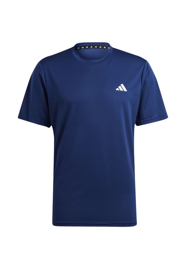 Adidas - Koszulka męska adidas Train Essentials Training Tee. Kolor: niebieski, wielokolorowy, biały. Sport: fitness