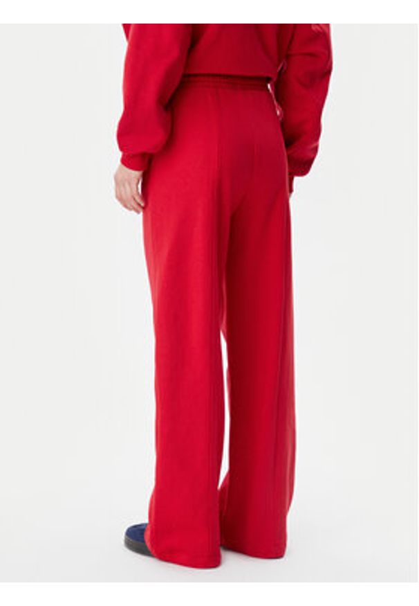 GAP - Gap Spodnie dresowe 729444-14 Czerwony Wide Leg. Kolor: czerwony. Materiał: bawełna