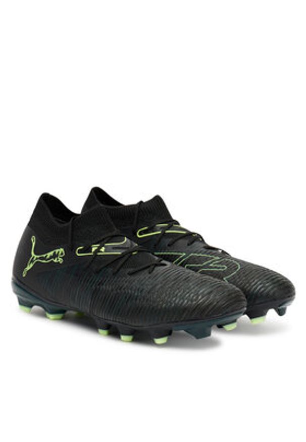 Puma Buty do piłki nożnej Future 8 Match Fg/Ag 108593 02 Czarny. Kolor: czarny. Materiał: materiał