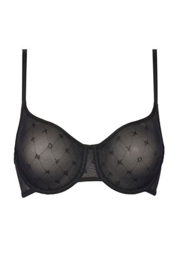 DKNY Biustonosz z fiszbiną DK4039 Czarny. Kolor: czarny. Materiał: syntetyk